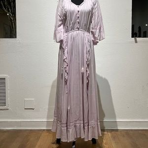 Ivy City Co. As You Wish in Lilac Lavender Purple Ruffled Maxi dress